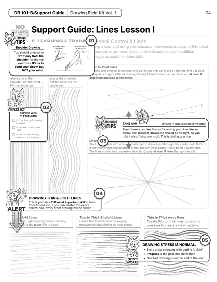 Preview of the first matching support guide page